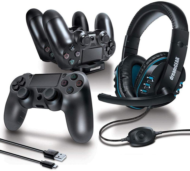 dreamGEAR 6 in 1 Game kit Black PS4 - Image 1